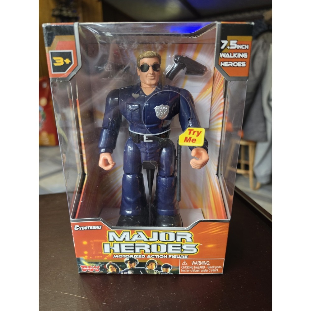 2005 MAJOR HEROES‎ Cybotronix Motorized Action Figure TROOPER PATROL POLICE